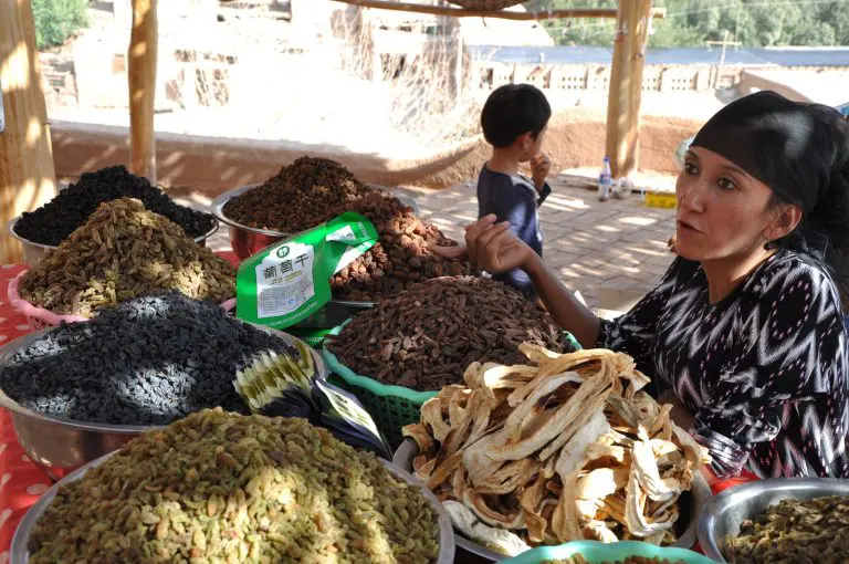 Locals of Tuyuk Valley in Turpan