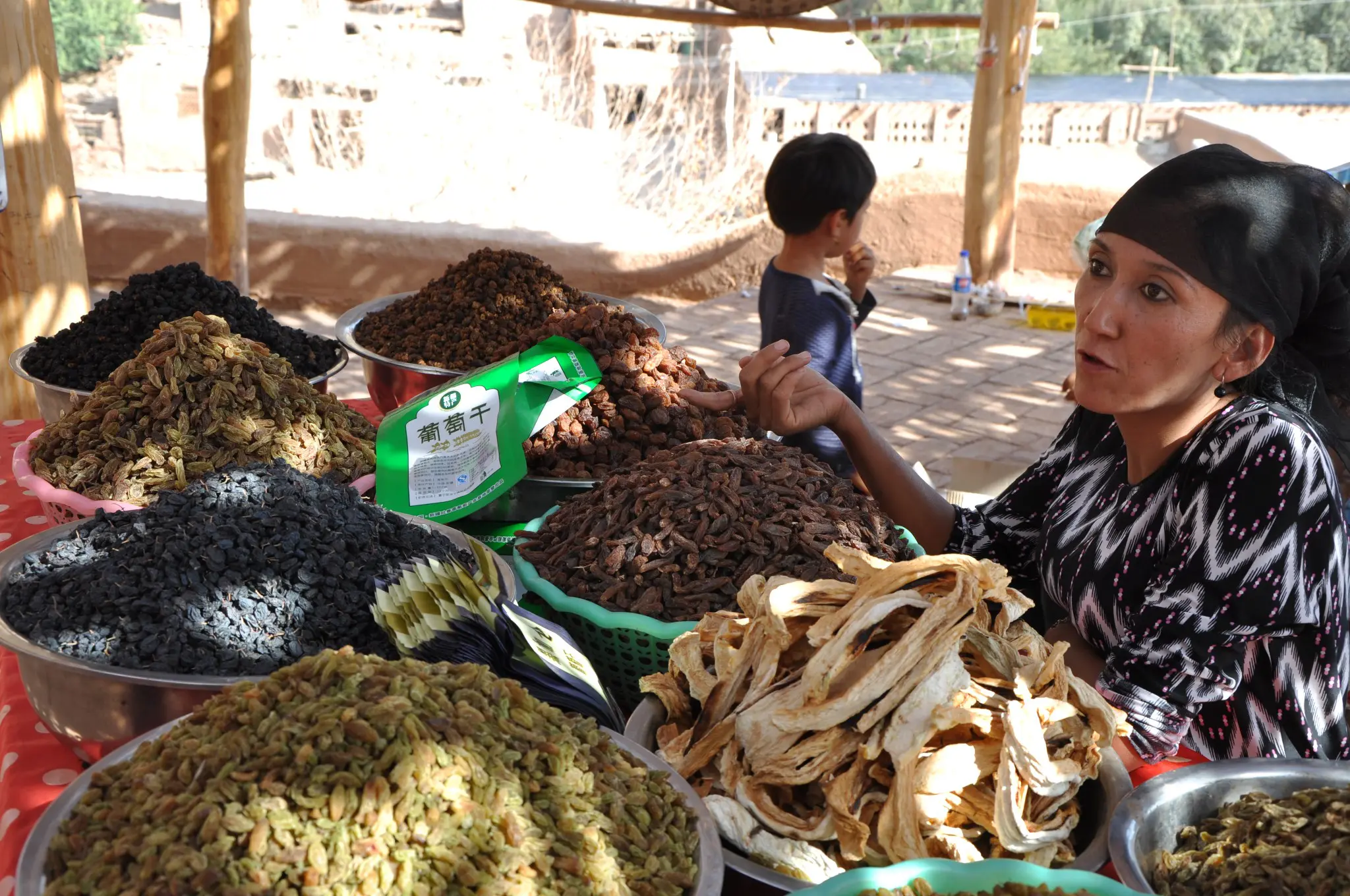 Locals of Tuyuk Valley in Turpan