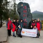 Enjoying a Group Tour of Kanas Lake