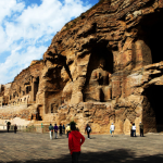 Yungang Grottoes in Datong, China