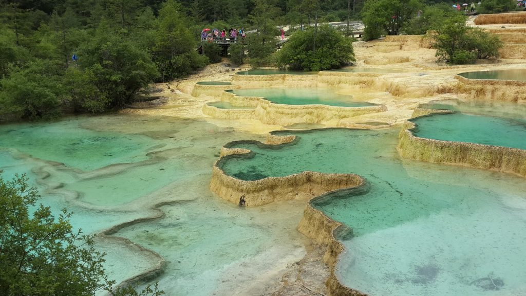 Huanglong national park near Jiuzhaigou