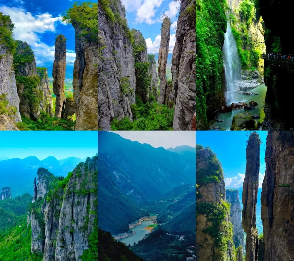 En Shi grand canyon summer months landscapes