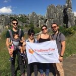 Rita Family at the Stone Forest