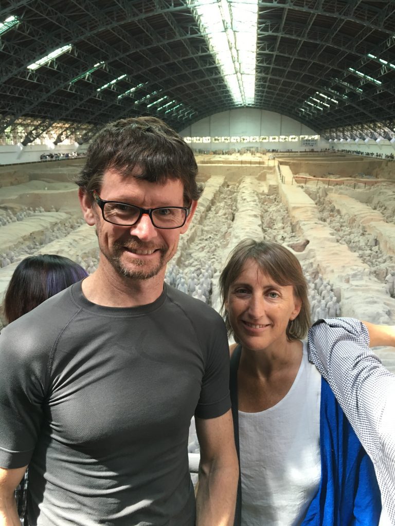 WindhorseTour Travelers at Terracotta Warriors Museum in Xi’an