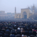 People Praying in Id Kah Mosque