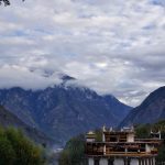 Tibetan house during the trekking to Suopo from Zhonglu