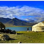 Local Kyrgyz yurt near Karalul lake Kashgar