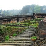 Langde long skirt miao village local house