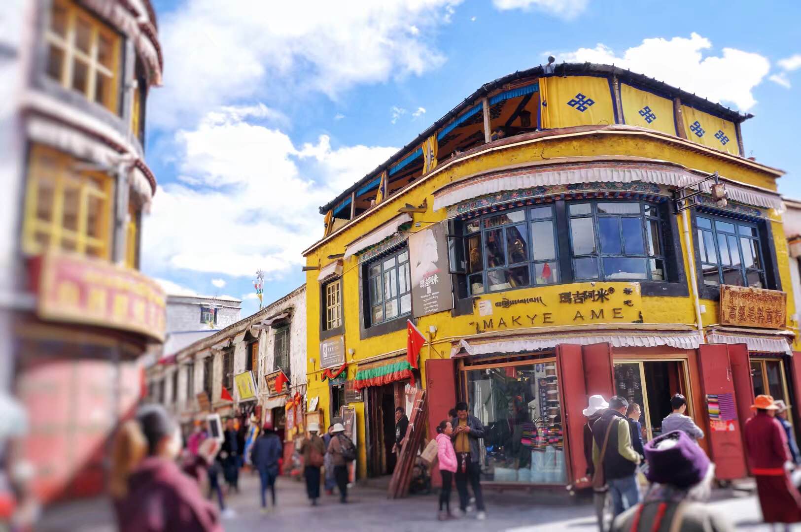 Barkhor Street in Lhasa – Tibet