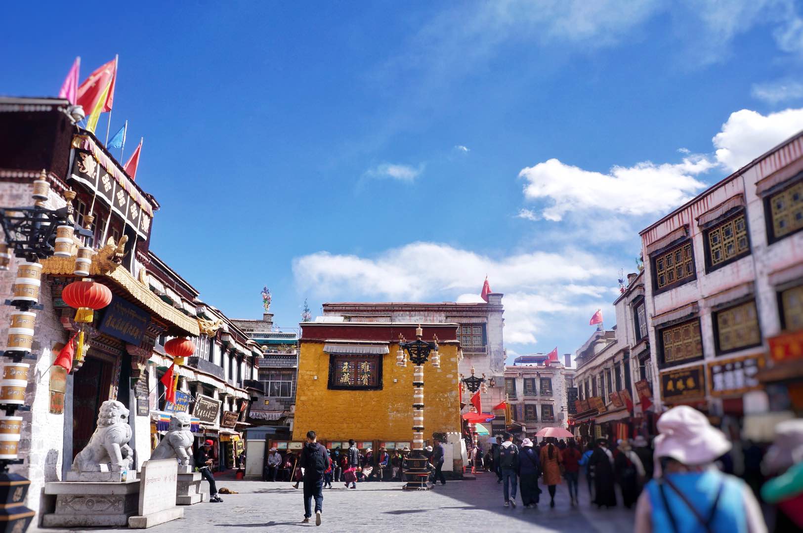 Old town area of Lhasa
