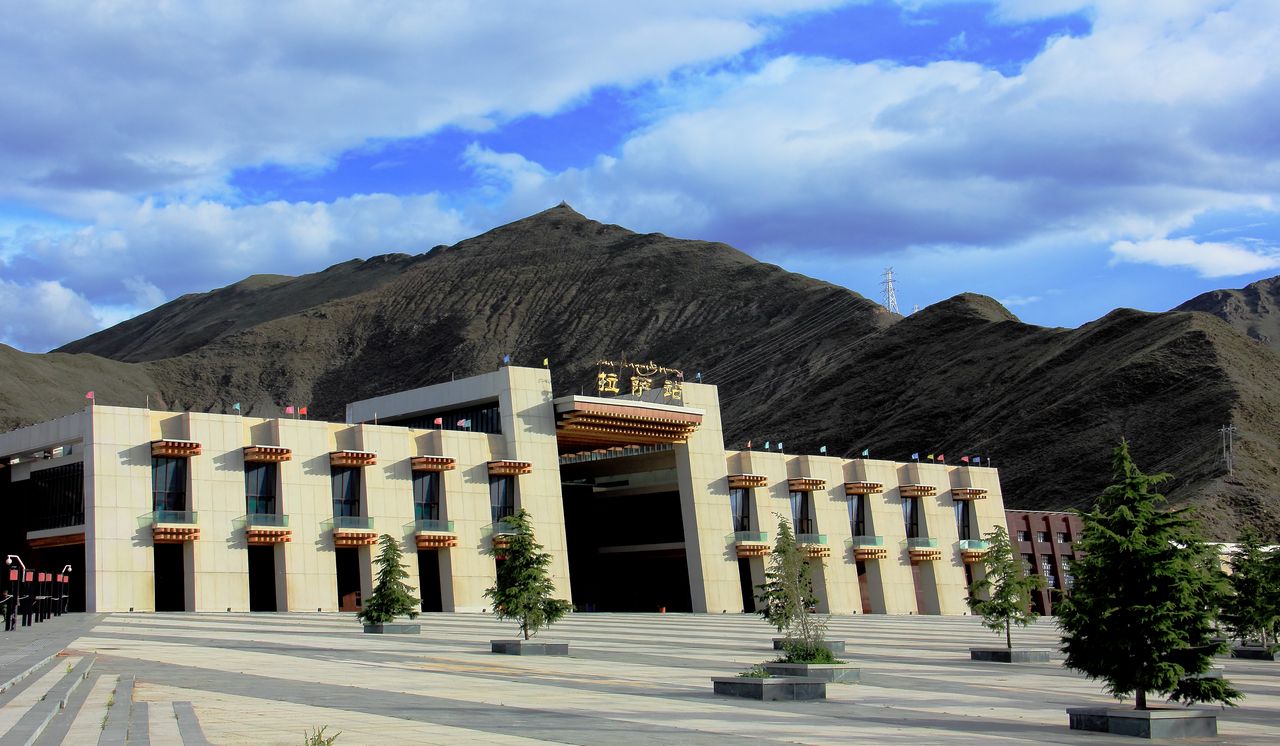 Lhasa railway station exterior
