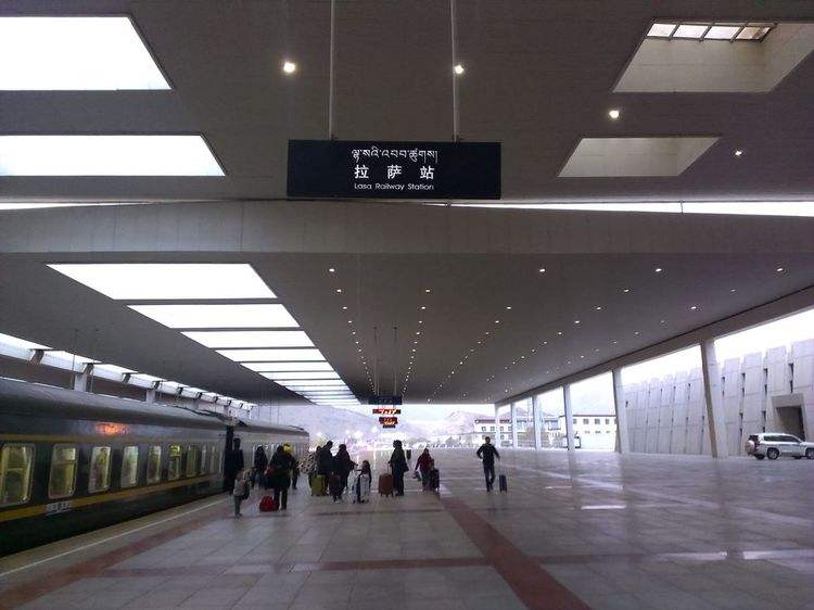 Lhasa railway station interior