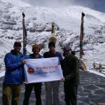Clients at Karola glacier Tibet