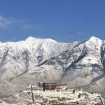Winter view of Potala Palace Tibet