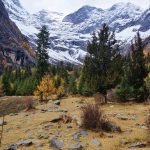 Snow-capped mountain views in Shuangqiao valley Mt. Four Girls