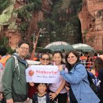 Clients on Leshan Buddha boat tour