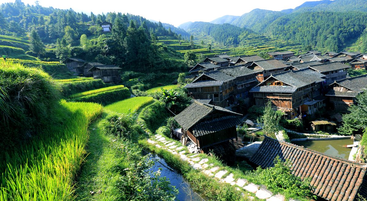 Tang’an dong village spring view
