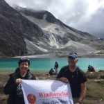 Clients at Milk lake Yading nature reserve Daocheng