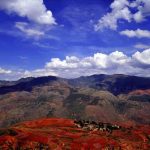 Luoxia valley at Dongchuan red land Yunnan