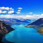 Views from Fish watching pavilion Kanas lake