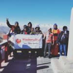 Clients at Gawula pass Tibet – way to Mt. Everest