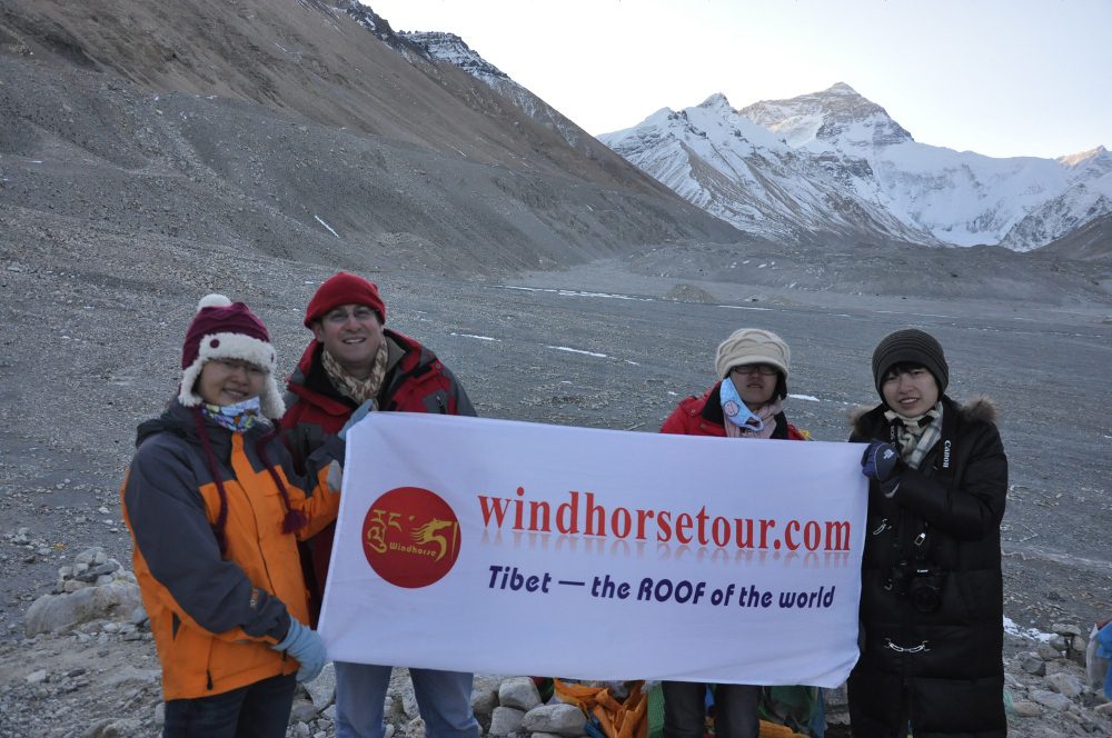 WindhorseTour staff at Tibet Everest Base Camp (North Face)