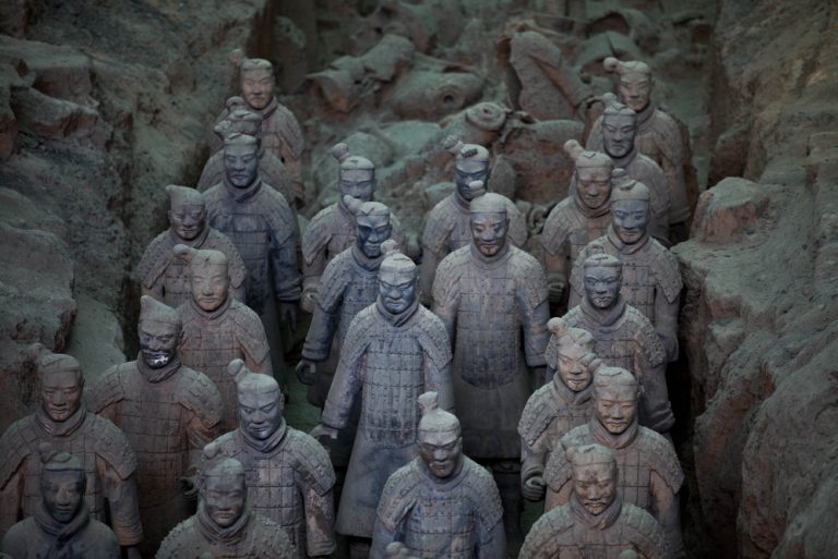Terra Cotta Warriors Silently Guarding in Xi’an along the Silk Road